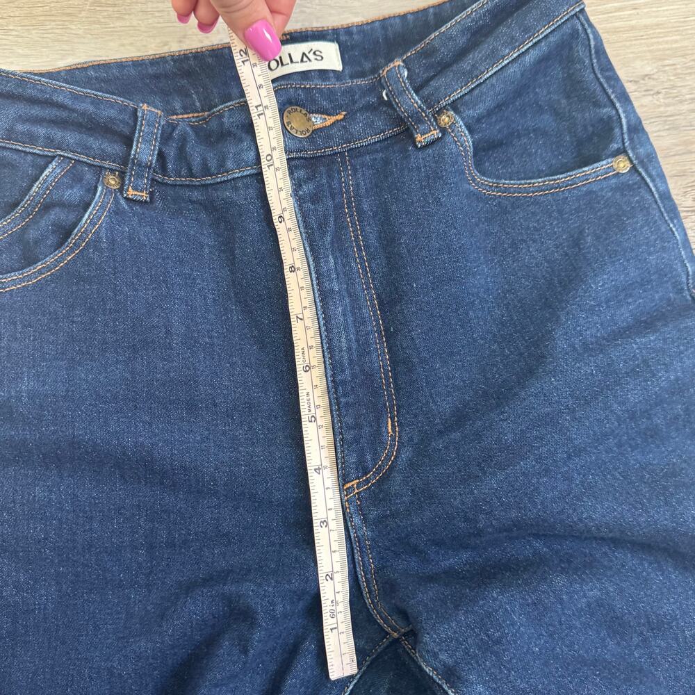 ROLLA'S Dark Blue High-Waist Flare Jeans - Picture 8 of 9